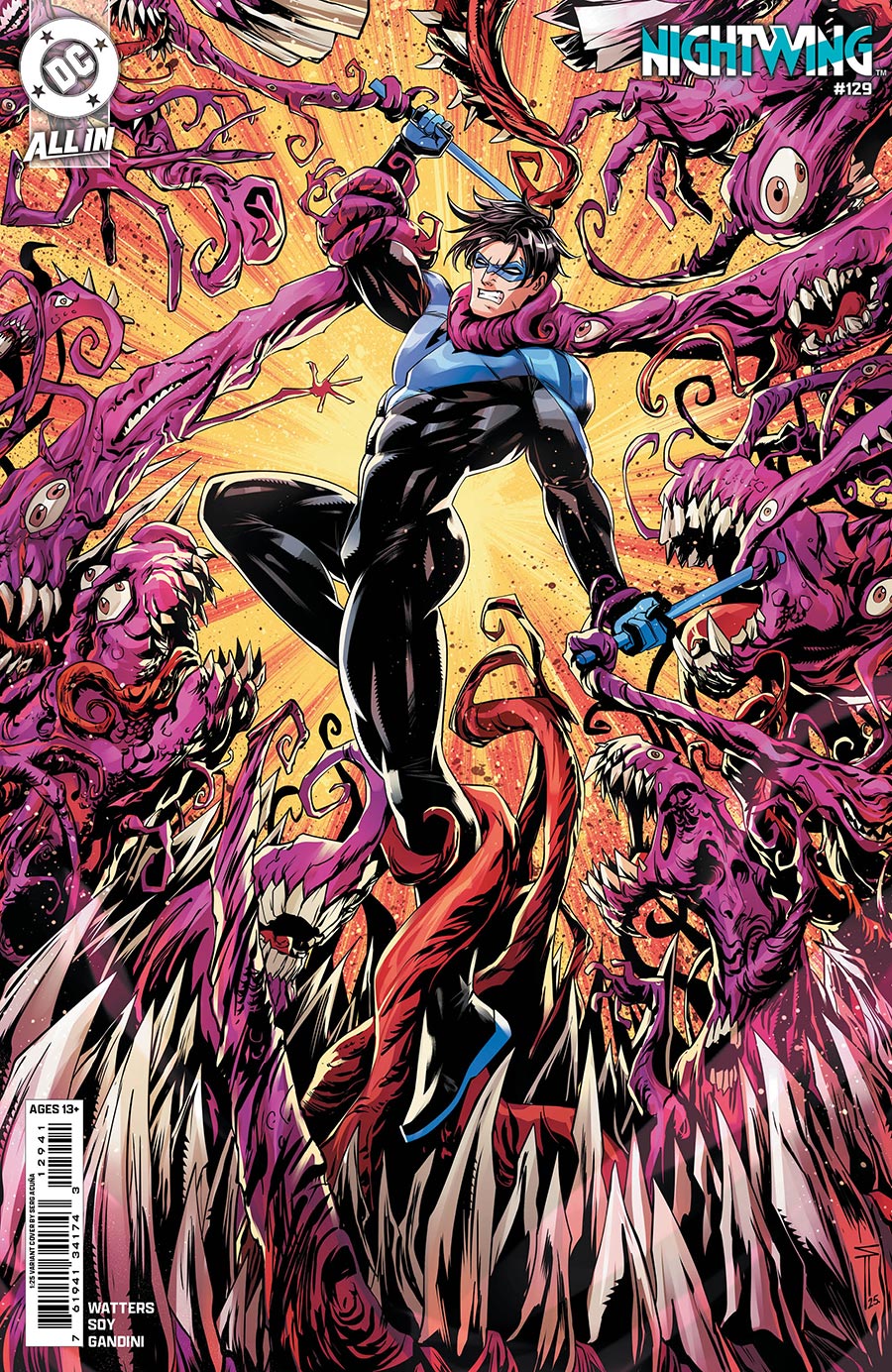 Nightwing Vol 4 #129 Cover D Incentive Serg Acuna Card Stock Variant Cover (DC All In)