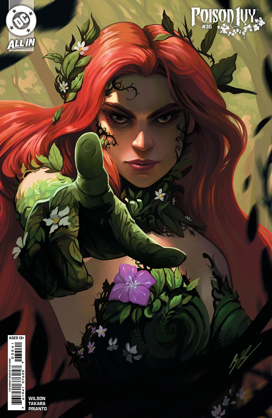 Poison Ivy #35 Cover D Incentive Chay Ruby Card Stock Variant Cover (DC All In)