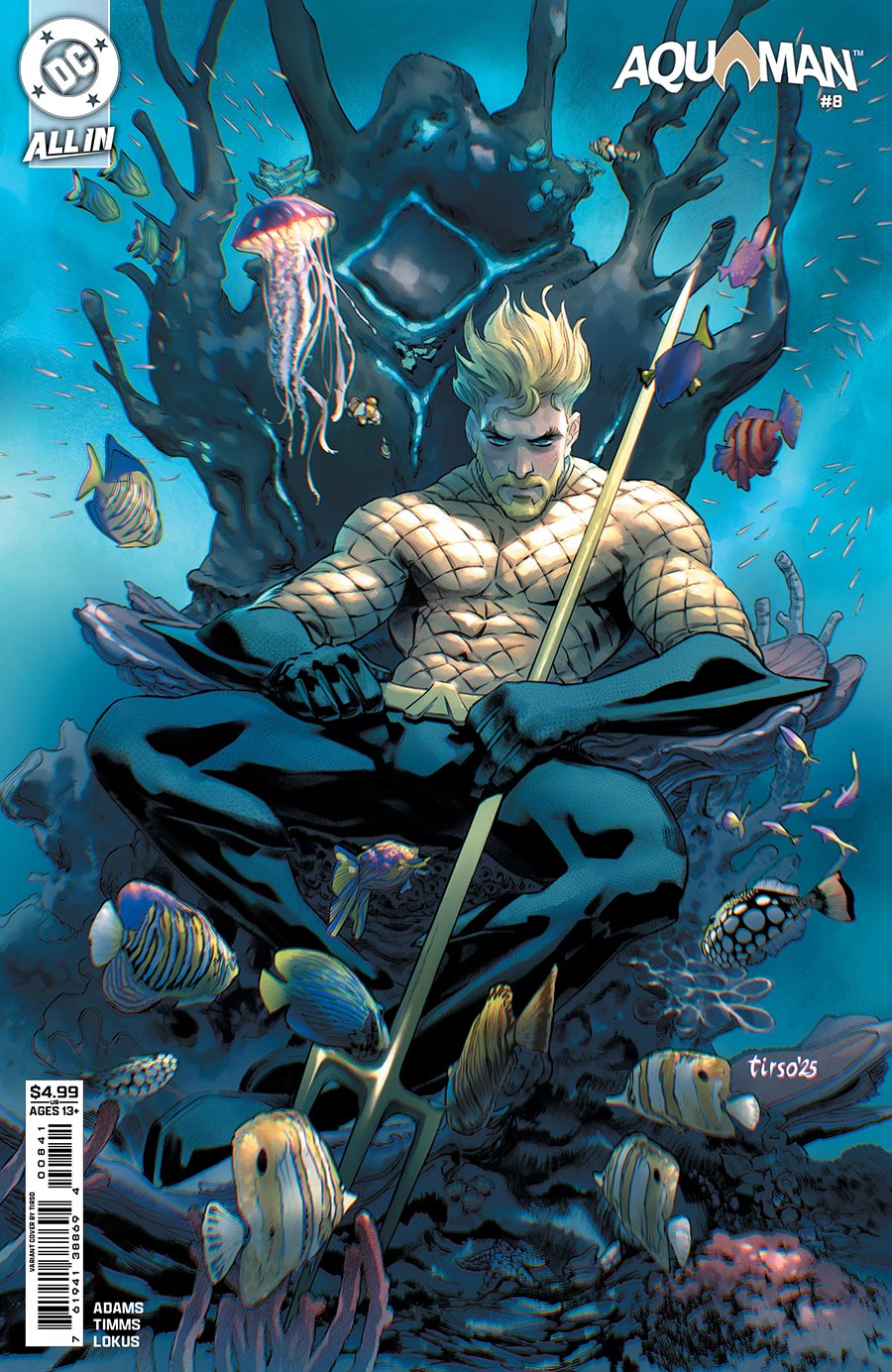 Aquaman Vol 7 #8 Cover D Variant Tirso Card Stock Cover (DC All In)