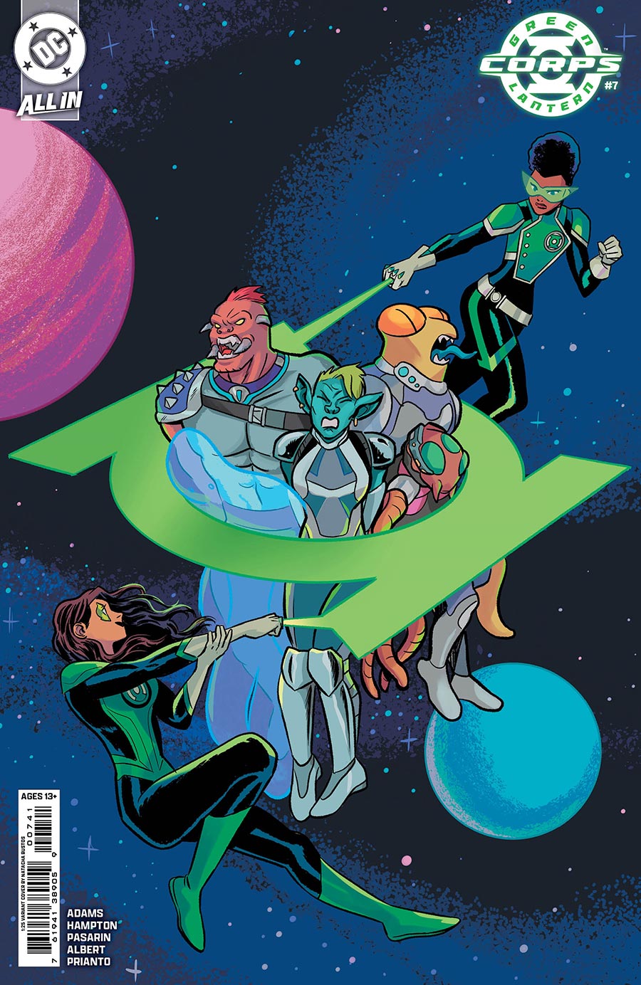Green Lantern Corps Vol 4 #7 Cover D Incentive Natacha Bustos Card Stock Variant Cover (DC All In)(Starbreaker Supremacy Part 2)