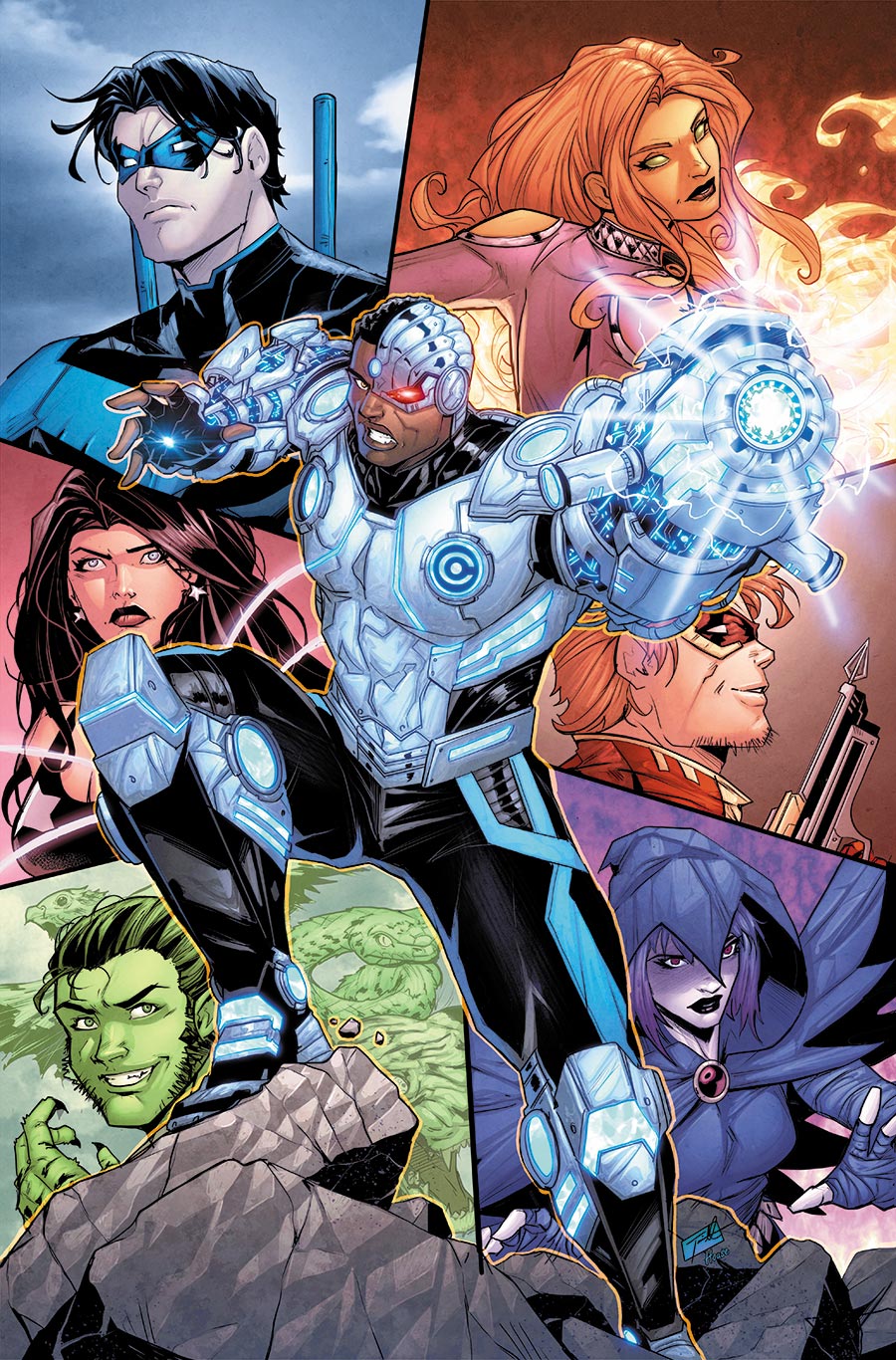 Titans Vol 4 #26 Cover C Variant Travis Mercer Card Stock Cover (DC All In)