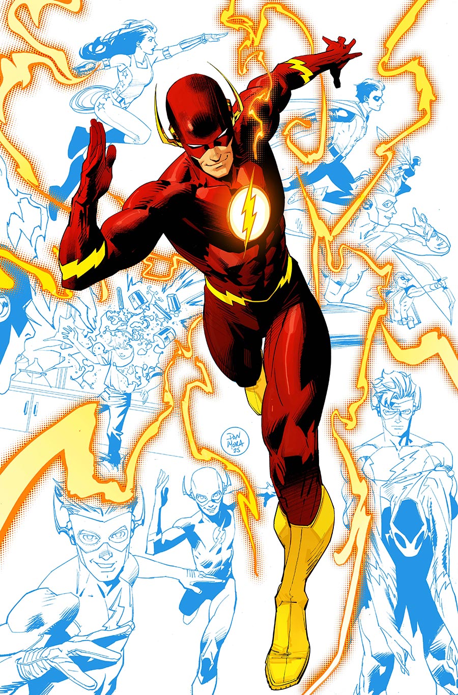 New History Of The DC Universe #3 Cover B Variant Dan Mora Card Stock Cover