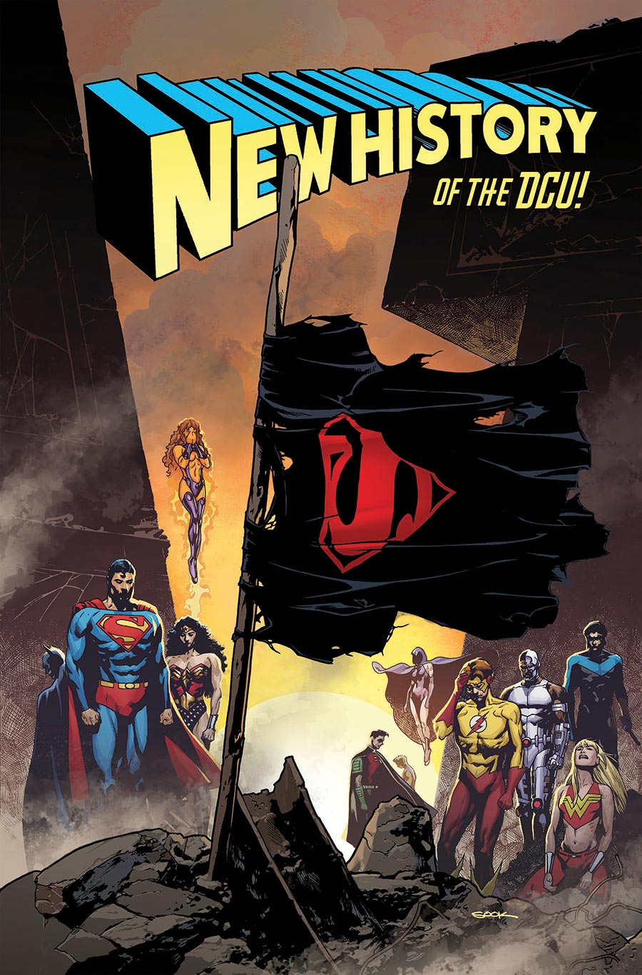 New History Of The DC Universe #3 Cover E Variant Ryan Sook Foil Cover