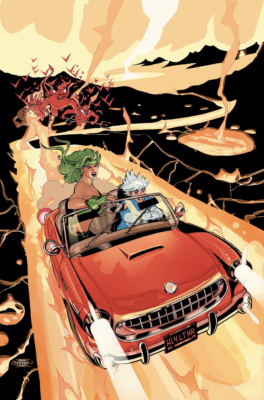 Fire & Ice When Hell Freezes Over #5 Cover A Regular Terry Dodson & Rachel Dodson Cover (DC All In)