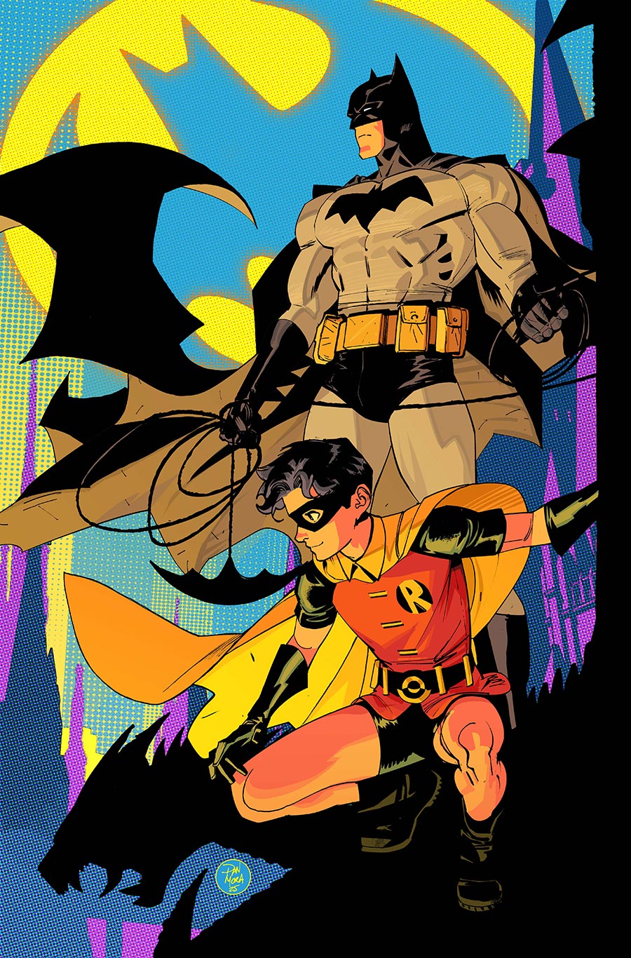 Batman And Robin Year One #10 Cover B Variant Dan Mora Card Stock Cover