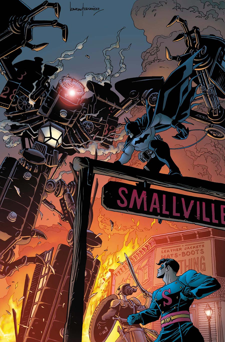Batman Gotham By Gaslight A League For Justice #2 Cover A Regular Leandro Fernandez Cover