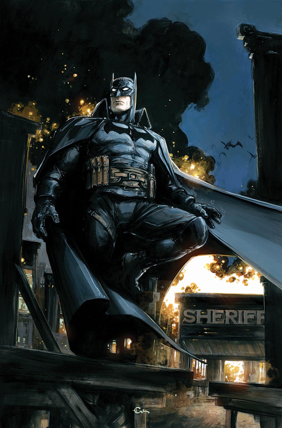 Batman Gotham By Gaslight A League For Justice #2 Cover B Variant Clayton Crain Card Stock Cover
