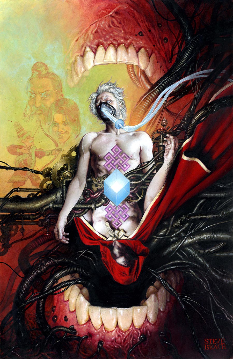 Resurrection Man Quantum Karma #5 Cover B Variant Steve Beach Card Stock Cover