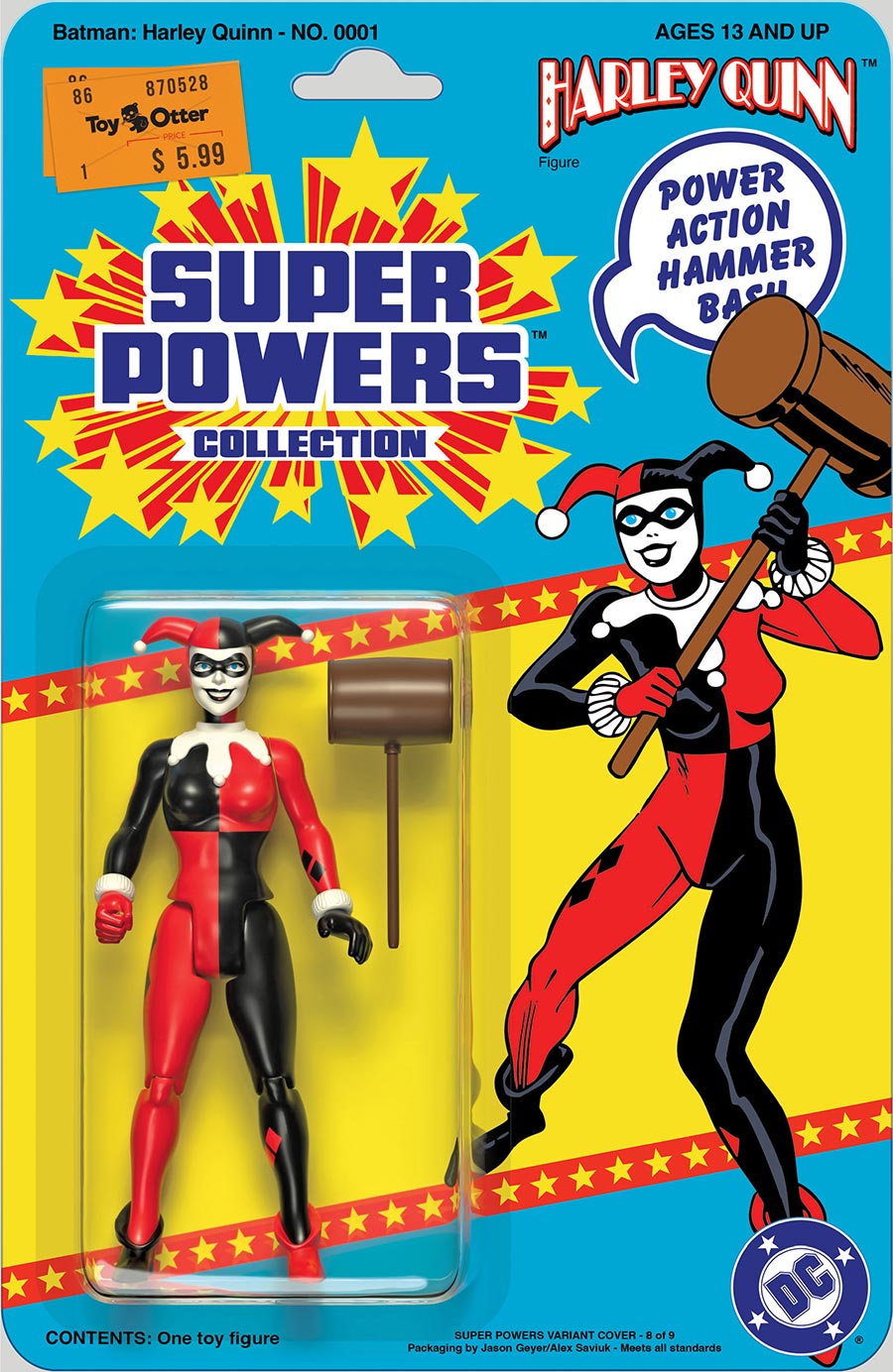 Batman Harley Quinn #1 (One Shot) Facsimile Edition Cover B Variant Jason Geyer & Alex Saviuk Super Powers Card Stock Cover