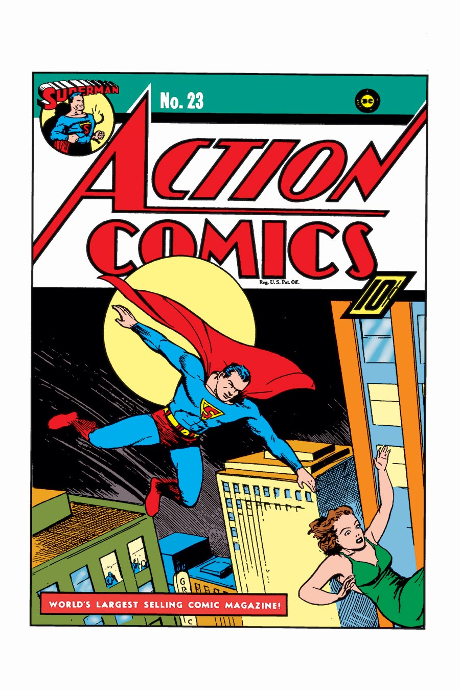 Action Comics #23 Facsimile Edition Cover A Regular Joe Shuster Cover