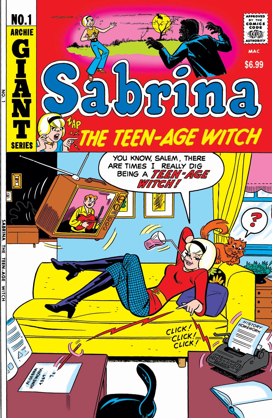 Sabrina The Teen-Age Witch #1 Facsimile Edition Cover A Regular Dan Decarlo Rudy Lapick & Bill Yoshida Cover