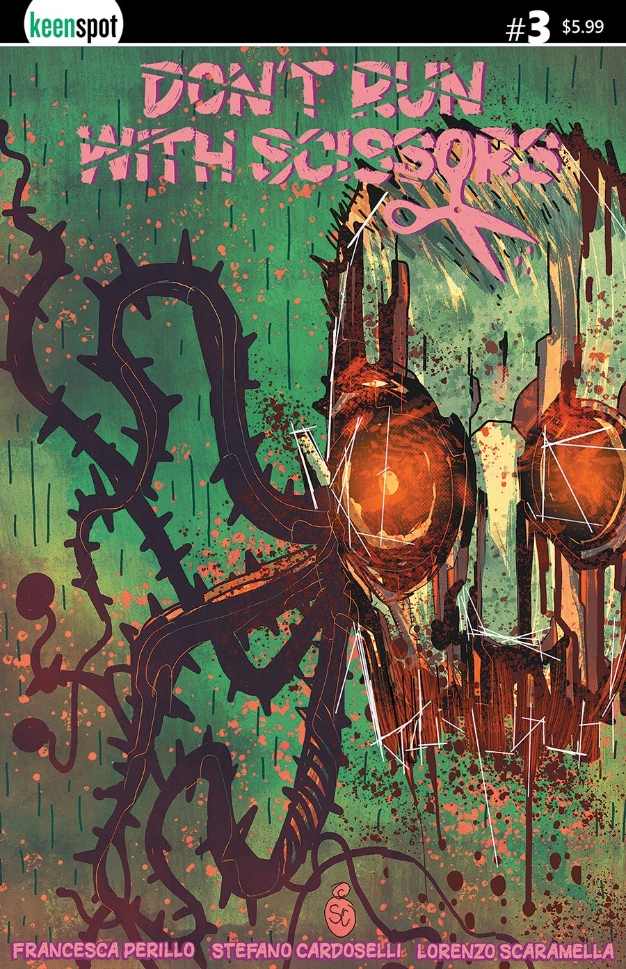 Dont Run With Scissors #3 Cover A Regular Stefano Cardoselli Cover