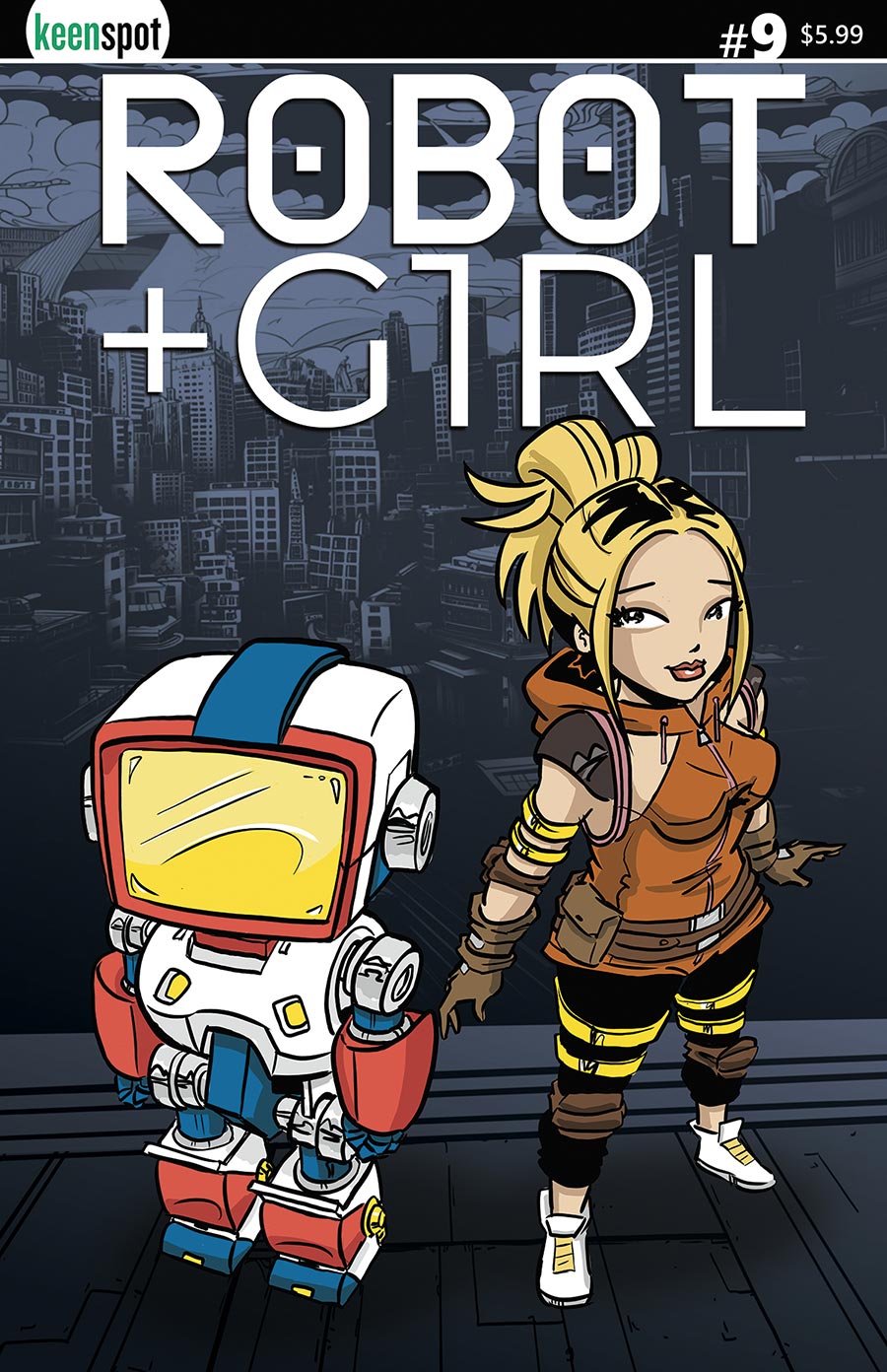 Robot + Girl #9 Cover A Regular Mike White Dynamic Duo Cover