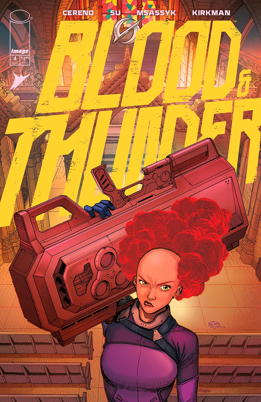 Blood & Thunder #4 Cover A Regular EJ Su & Msassyk Cover