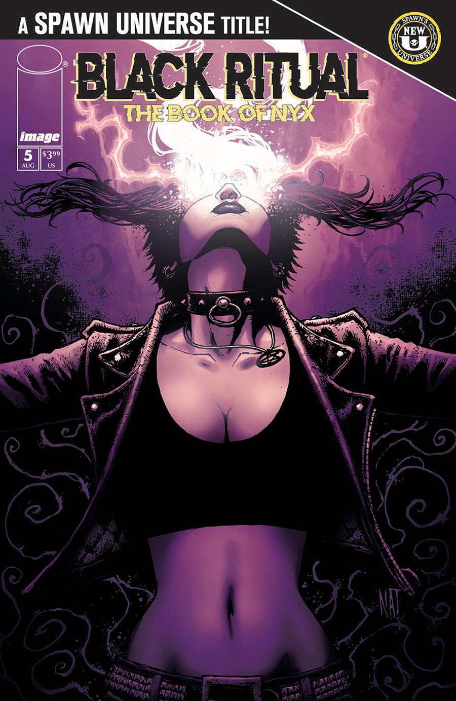 Black Ritual The Book Of Nyx #5 Cover A Regular Nat Jones Cover (Spawn Universe)