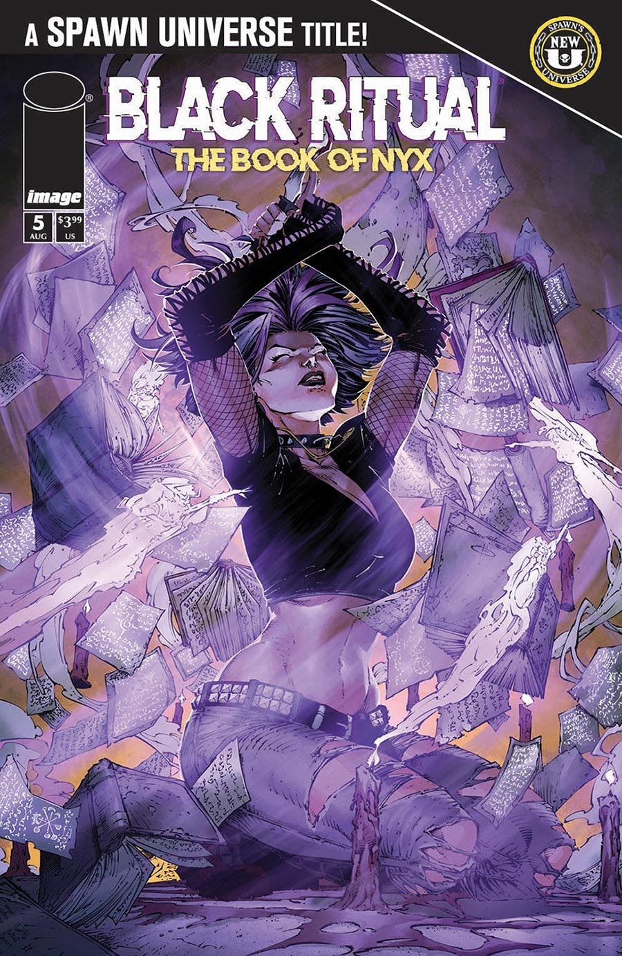 Black Ritual The Book Of Nyx #5 Cover B Variant Brett Booth Cover (Spawn Universe)