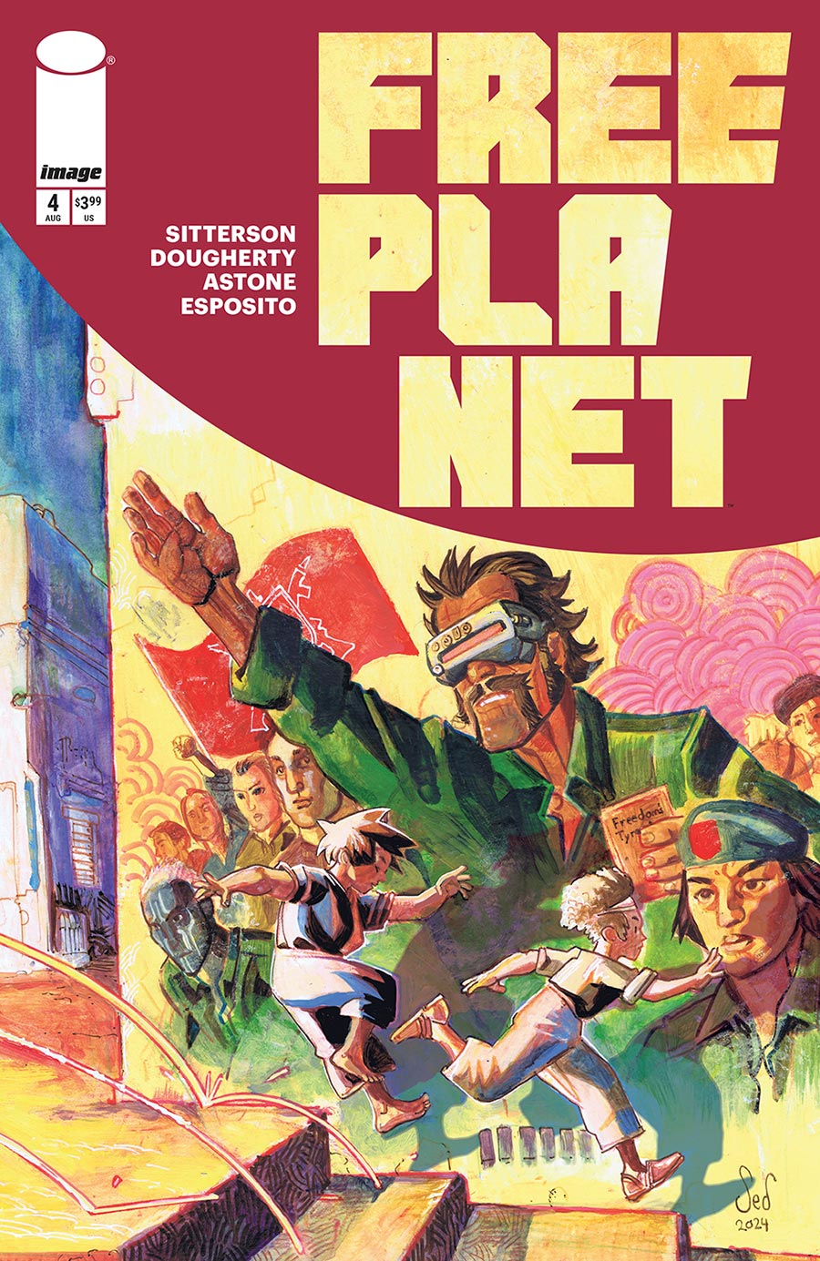 Free Planet #4 Cover A Regular Jed Dougherty Cover
