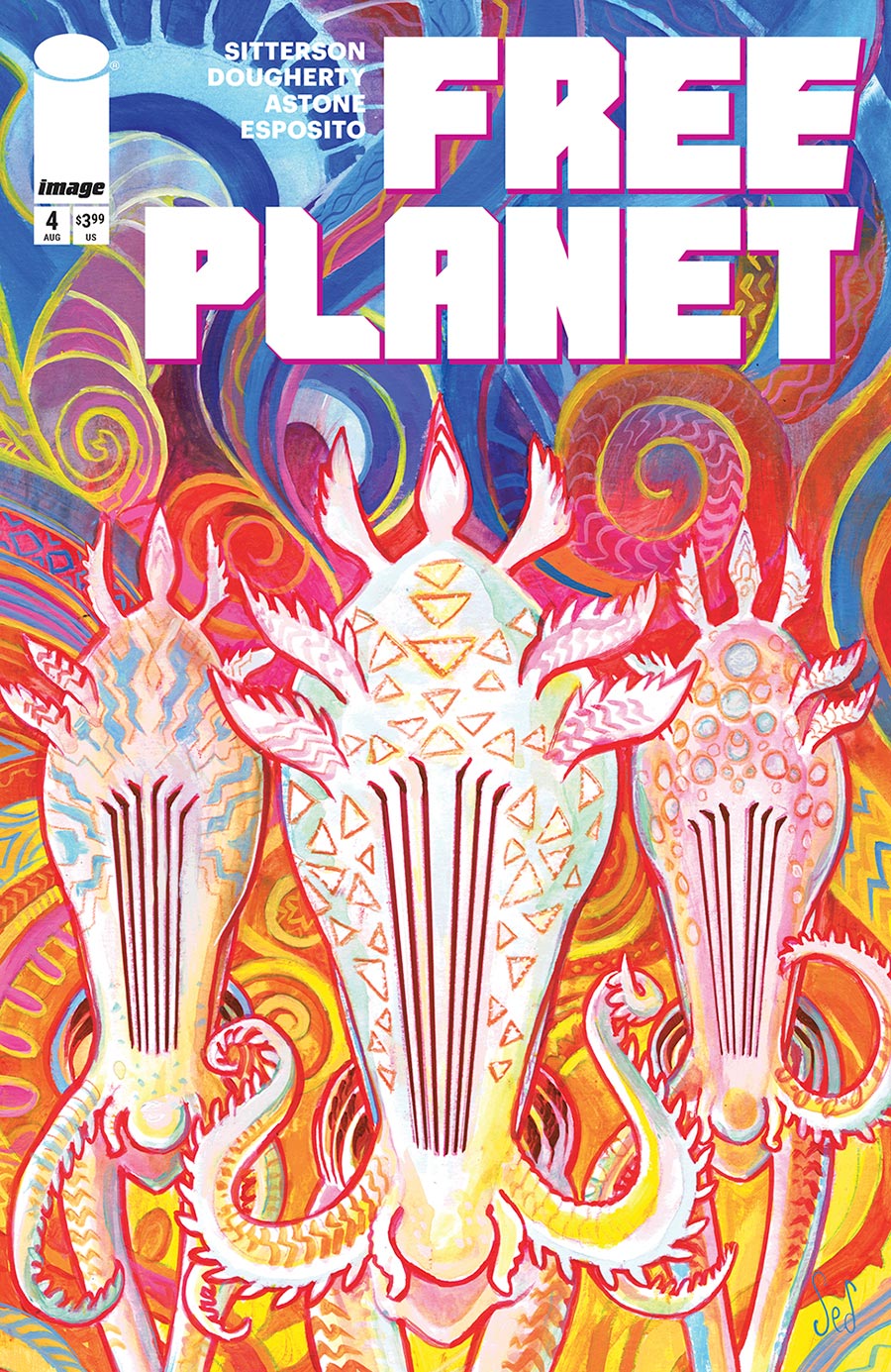 Free Planet #4 Cover B Variant Jed Dougherty Tentacles Cover