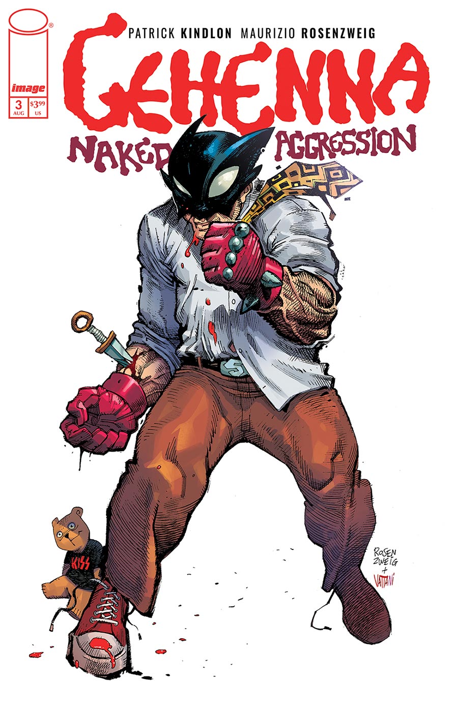 Gehenna Naked Aggression #3 Cover A Regular Maurizio Rosenzweig Cover