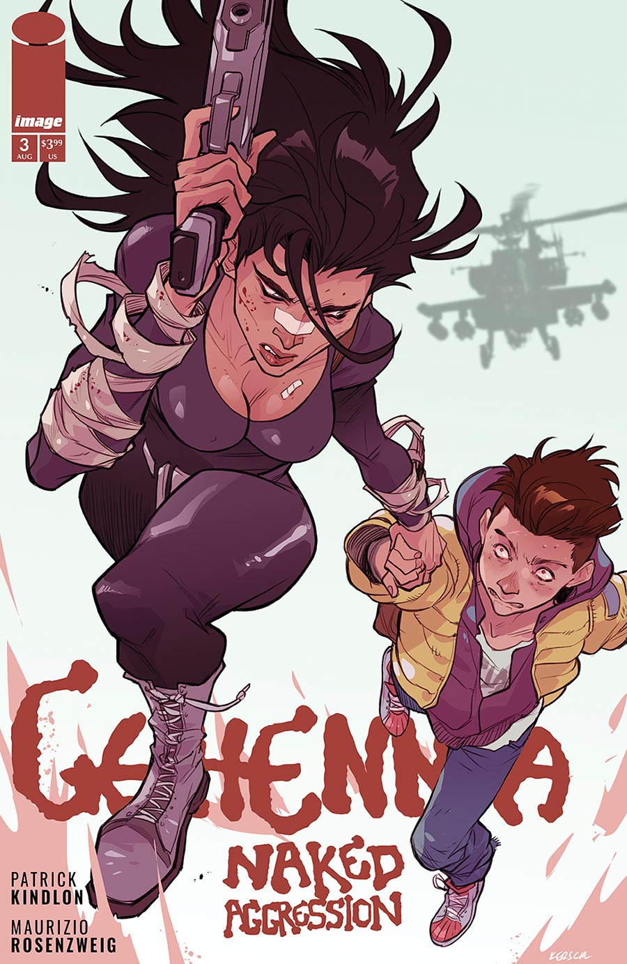 Gehenna Naked Aggression #3 Cover B Variant Karl Kerschl Cover