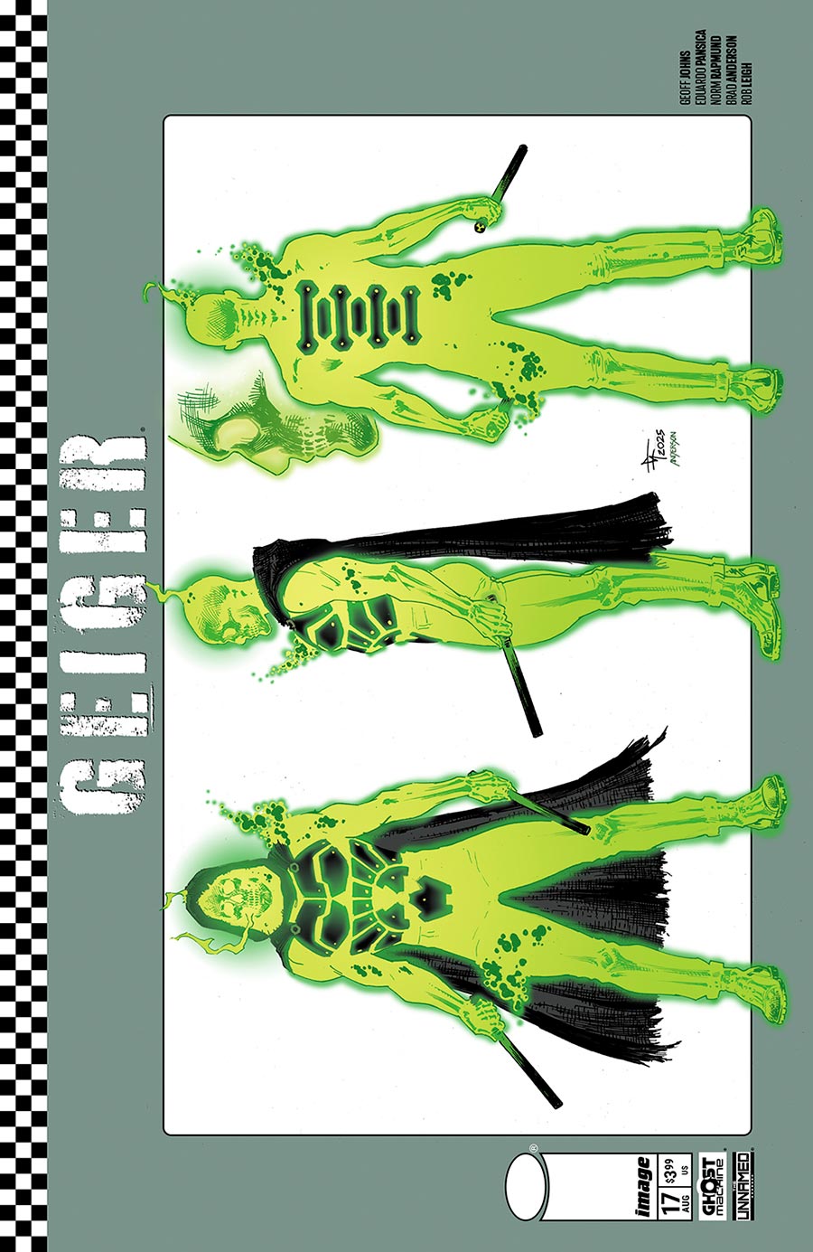 Geiger Vol 2 #17 Cover C Variant Gary Frank & Brad Anderson Design Cover