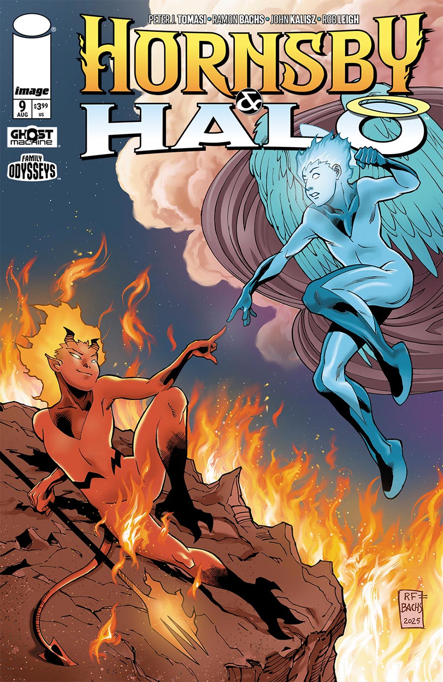 Hornsby & Halo #9 Cover B Variant Ramon Bachs Cover