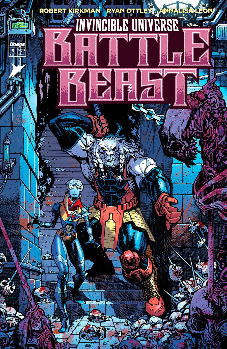 Invincible Universe Battle Beast #5 Cover A Regular Ryan Ottley & Annalisa Leoni Cover