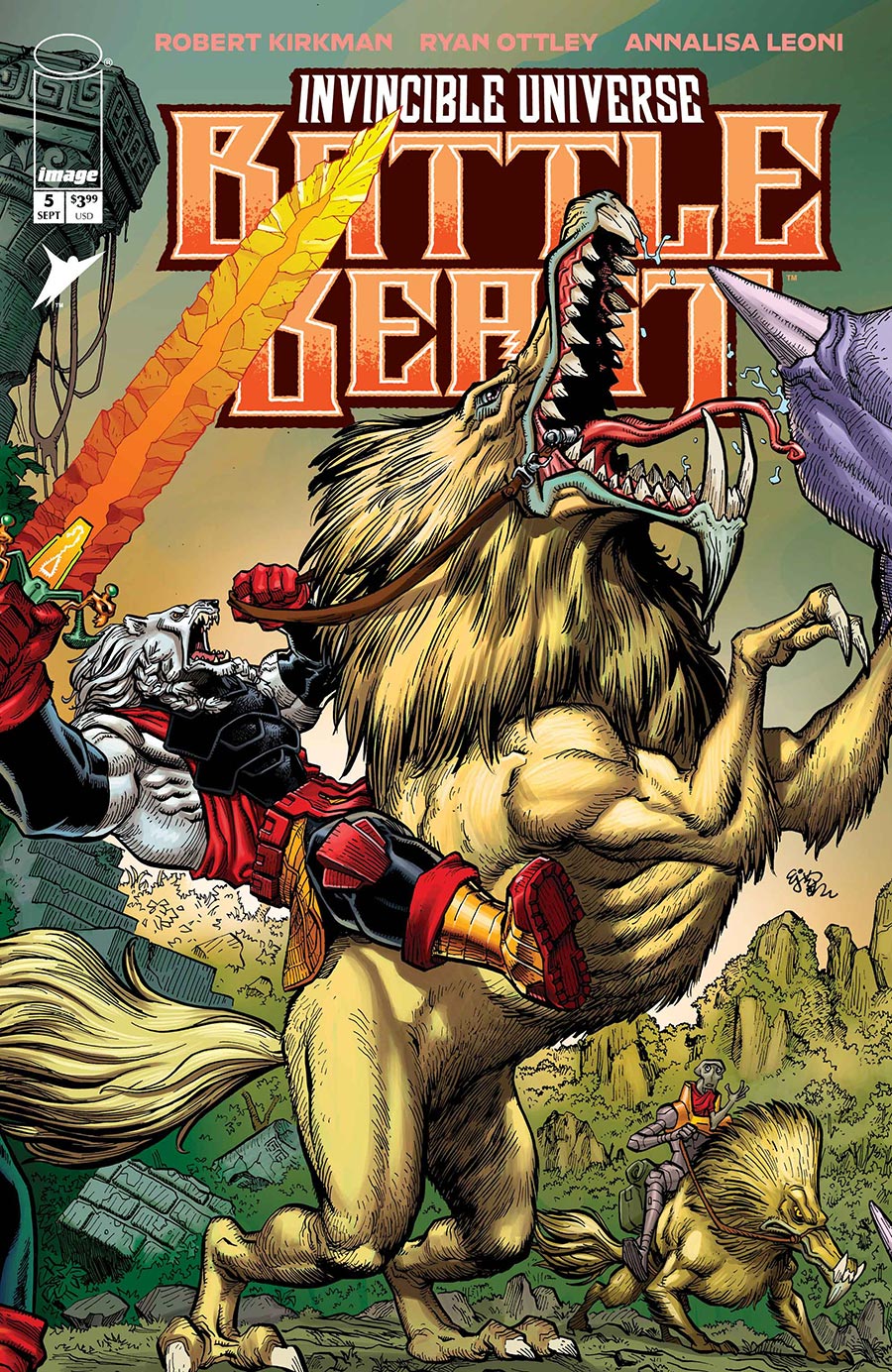Invincible Universe Battle Beast #5 Cover C Incentive EJ Su Connecting Variant Cover