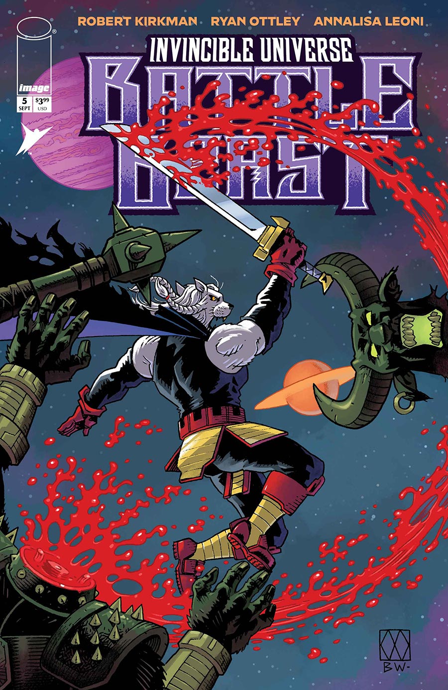 Invincible Universe Battle Beast #5 Cover E Incentive Matt Wagner & Brennan Wagner Variant Cover