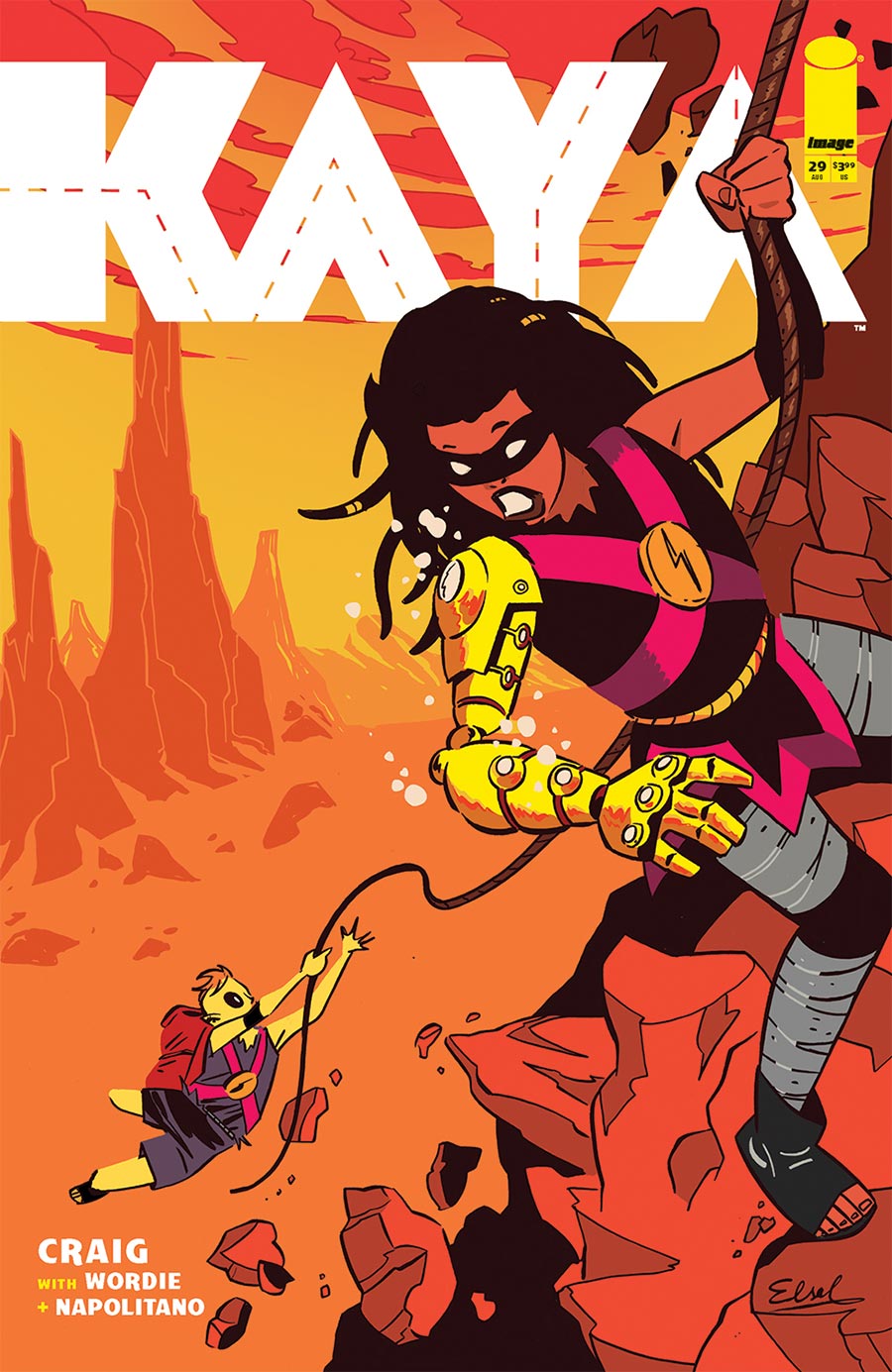 Kaya #29 Cover B Variant Elsa Charretier Cover