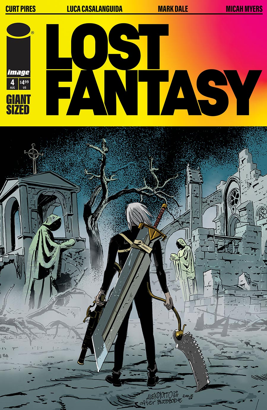 Lost Fantasy #4 Cover B Variant Alex Diotto Cover