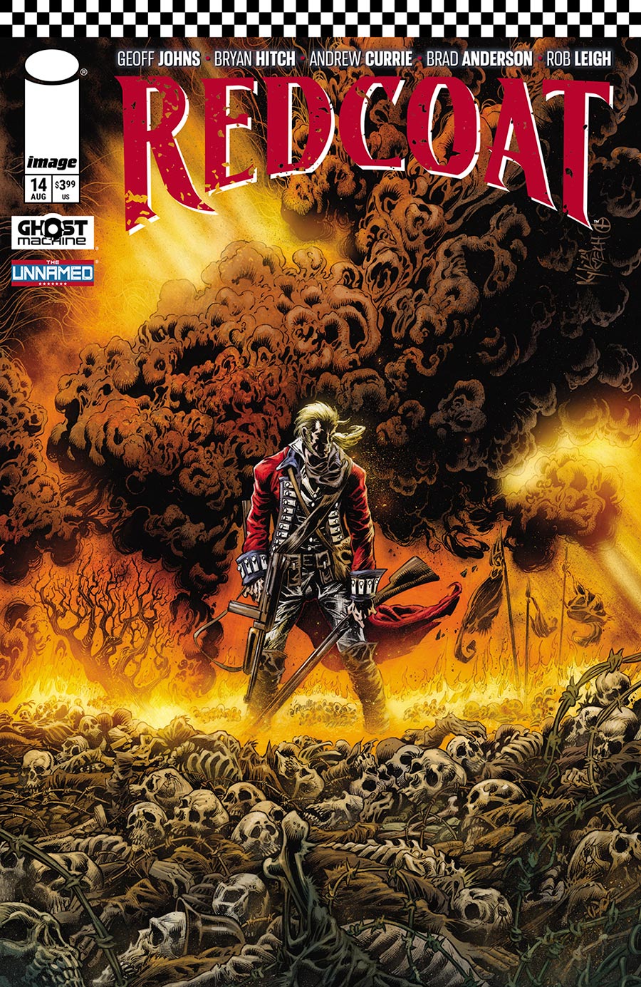 Redcoat #14 Cover B Variant Kyle Hotz & Dan Brown Cover