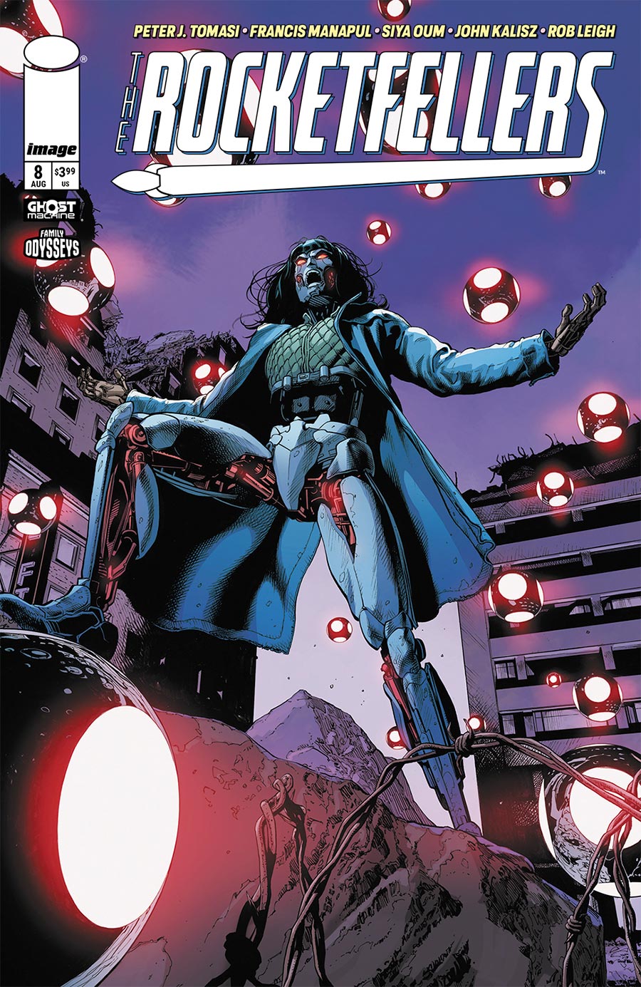 Rocketfellers #8 Cover C Variant Christian Alamy & Brian Reber Cover