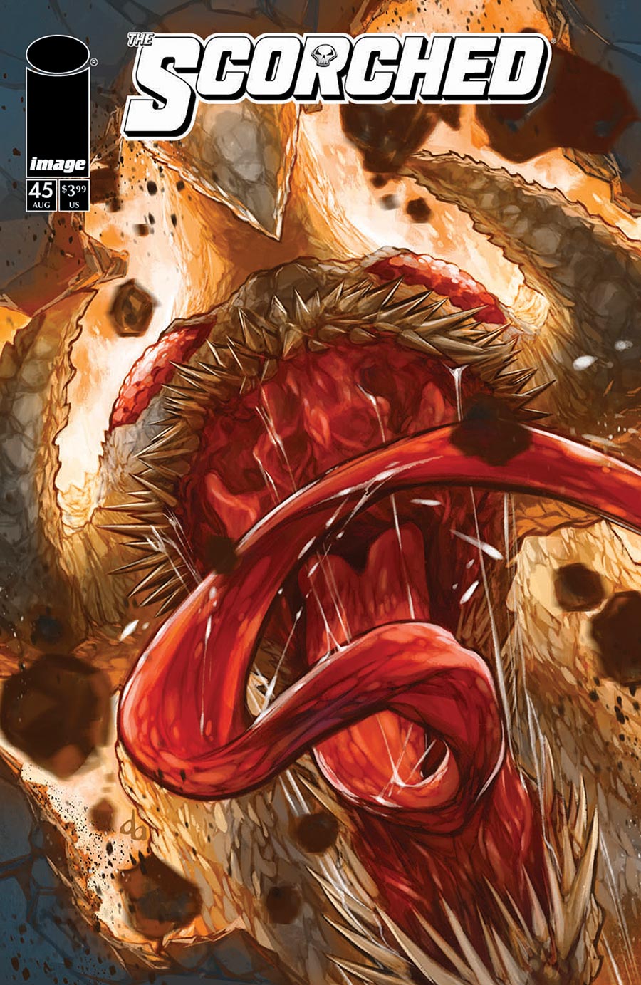 Scorched #45 Cover B Variant Don Aguillo Cover (Spawn Universe)