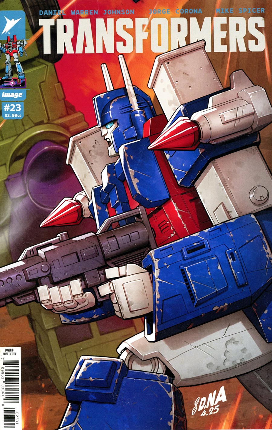 Transformers Vol 5 #23 Cover C Incentive David Nakayama Connecting Variant Cover