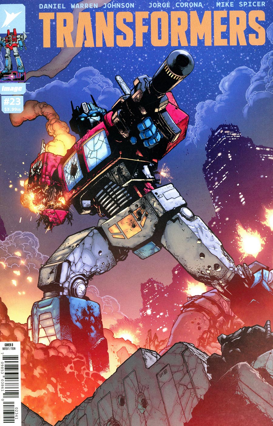 Transformers Vol 5 #23 Cover D Incentive Doug Mahnke & David Baron Variant Cover