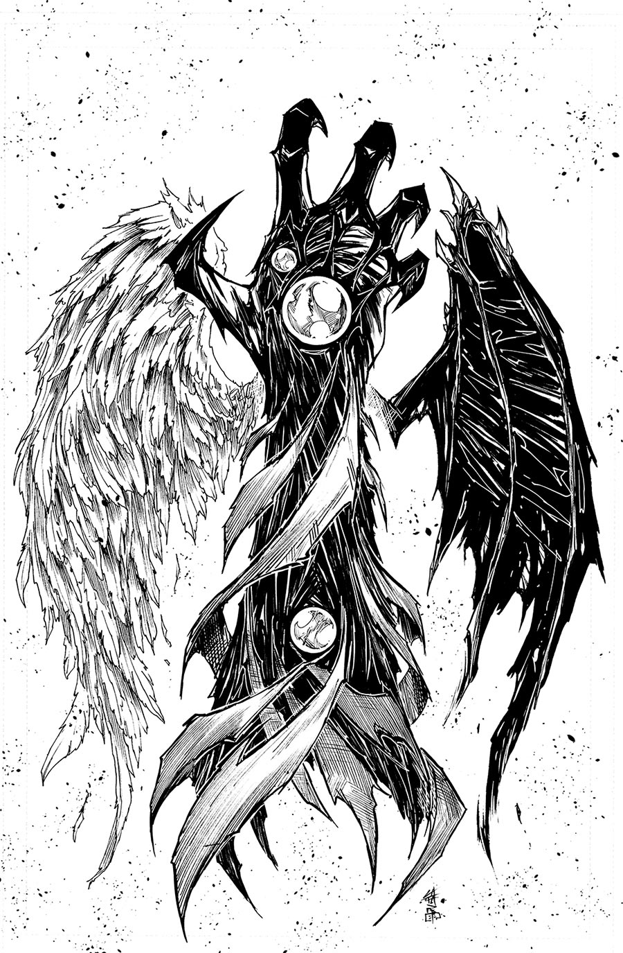 Witchblade Vol 3 #13 Cover D Incentive Giuseppe Cafaro Black & White Virgin Cover