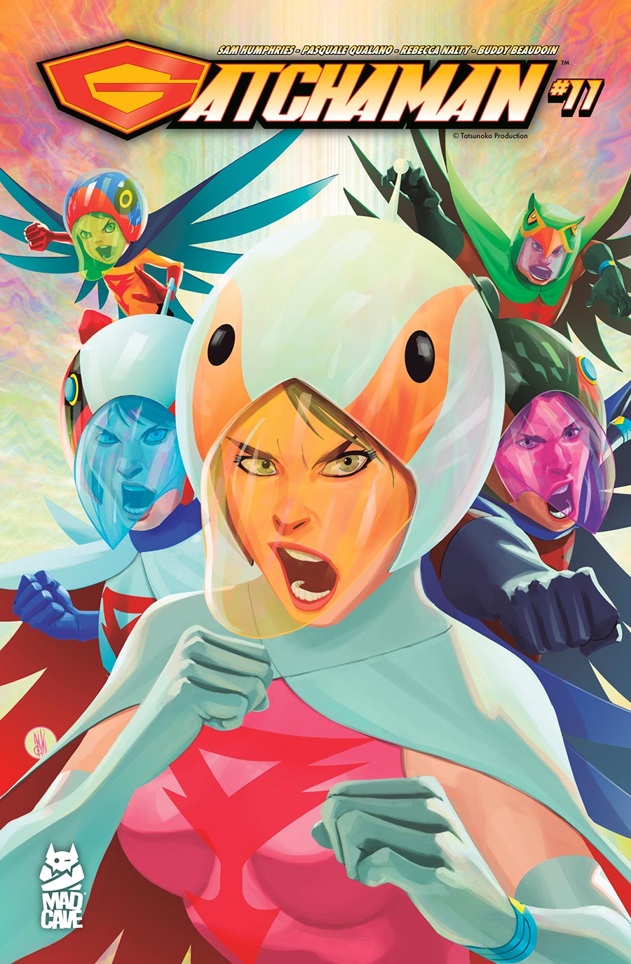 Gatchaman #11 Cover A Regular Inaki Miranda Cover