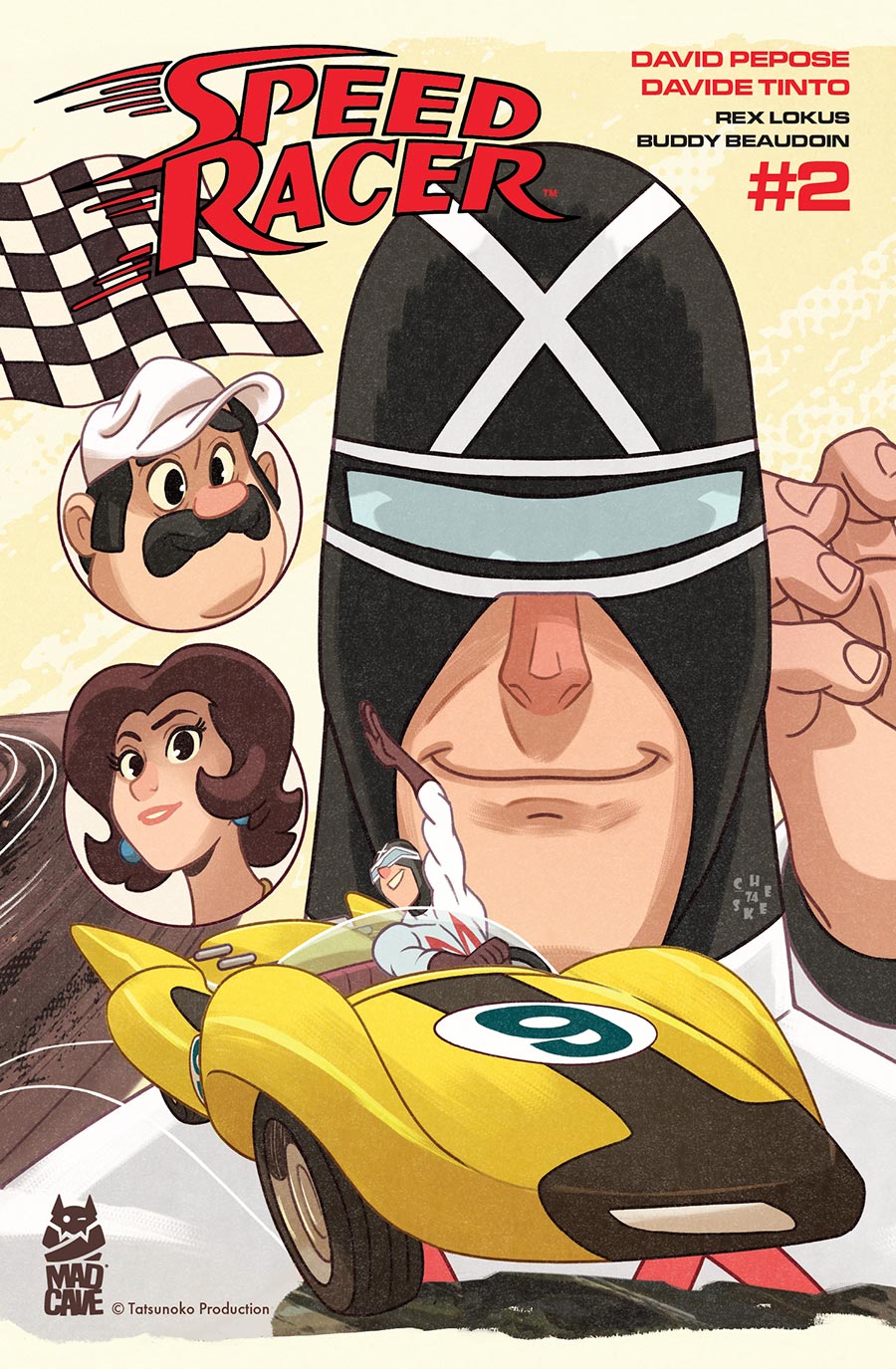 Speed Racer Vol 4 #2 Cover B Variant Sean Galloway Connecting Retro Manga Cover