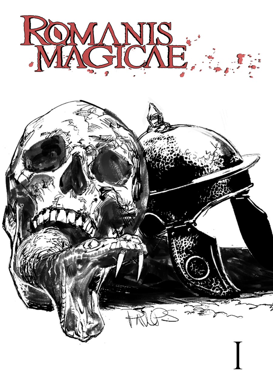 Romanis Magicae #1 Cover B Variant Paul Peart-Smith Black White & Red Cover