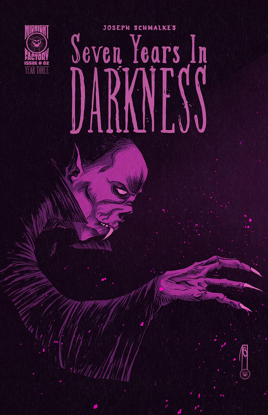 Seven Years In Darkness Year Three #2 Cover B Variant Joseph Schmalke Mister Whispers Cover