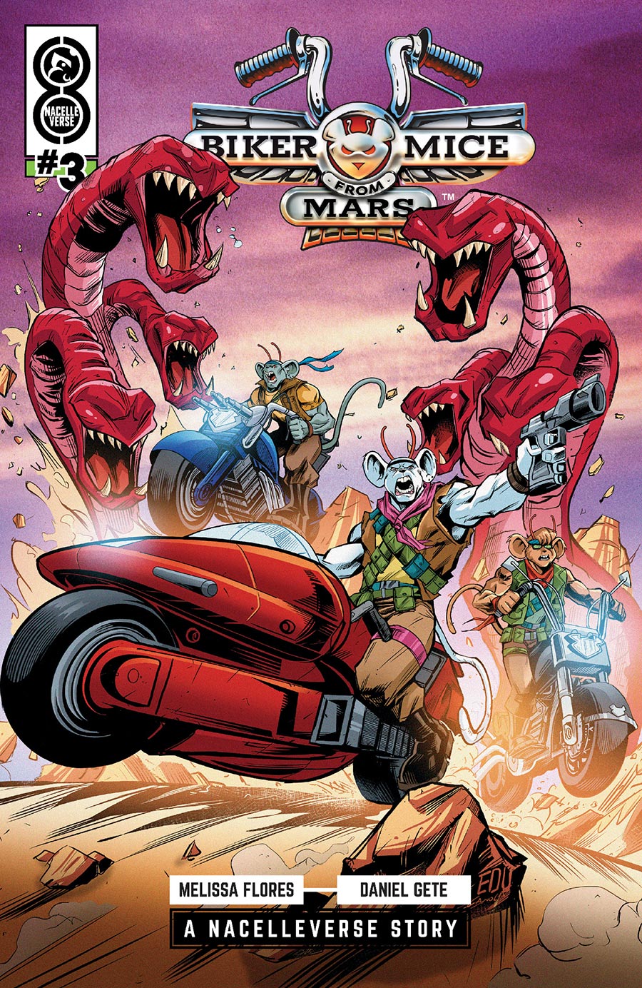 Biker Mice From Mars Vol 3 #3 Cover A Regular Edu Souza Cover