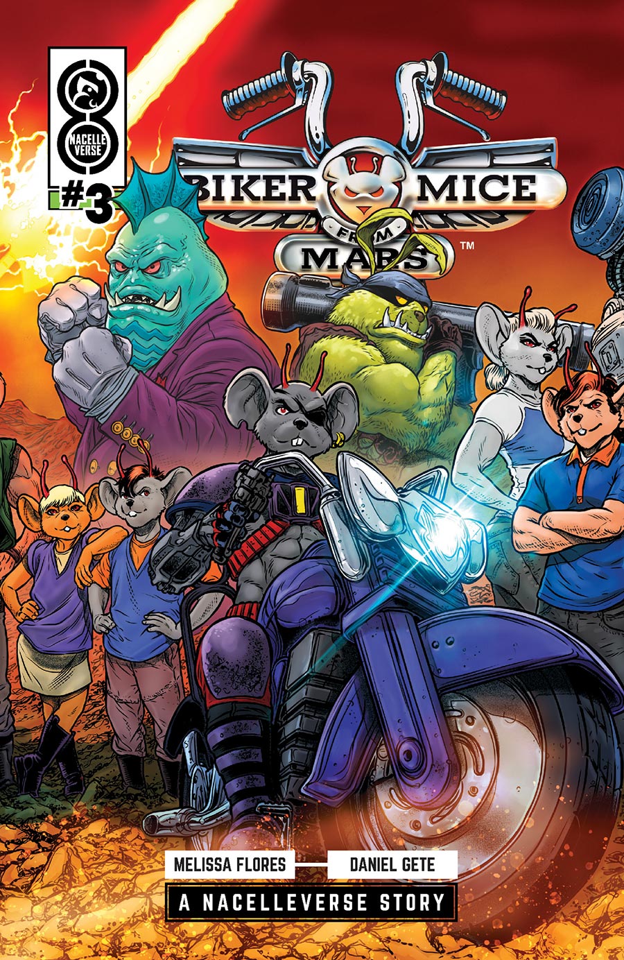 Biker Mice From Mars Vol 3 #3 Cover C Incentive Juan Jose Ryp Interlocking Variant Cover