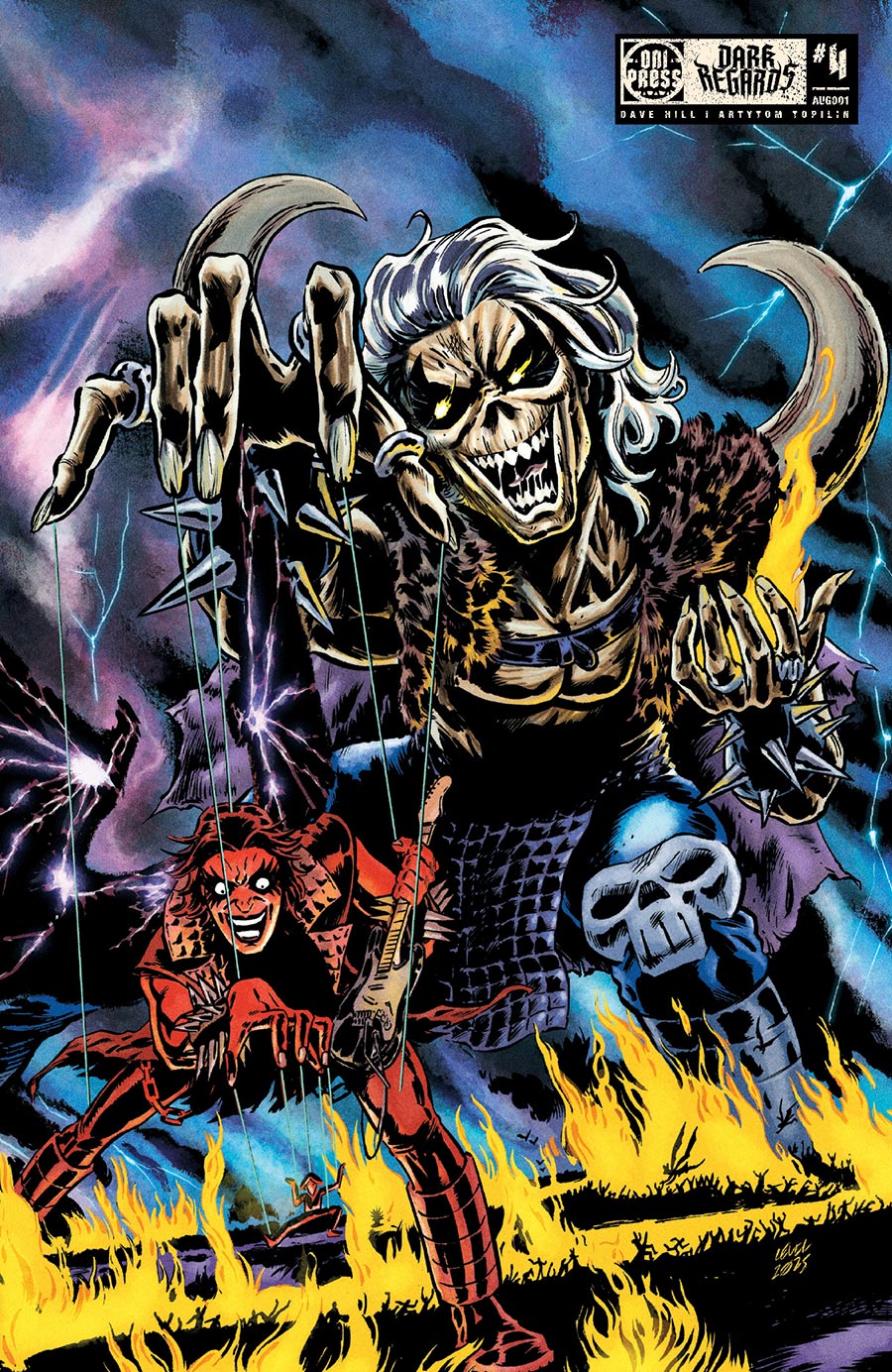 Dark Regards #4 Cover D Incentive Brian Level Album Homage Variant Cover