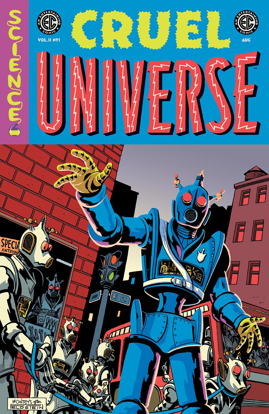 Cruel Universe Vol 2 #1 Cover E Incentive Albert Monteys EC Homage Variant Cover (EC Comics)