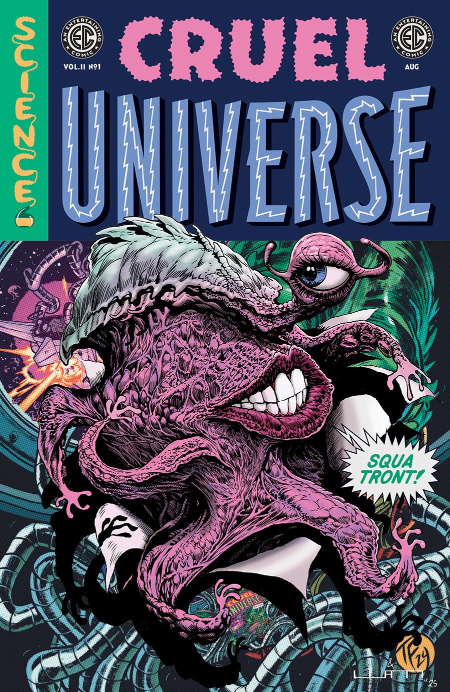 Cruel Universe Vol 2 #1 Cover H Incentive Liam Sharp & Tom Fowler Squa Tront Variant Cover (EC Comics)
