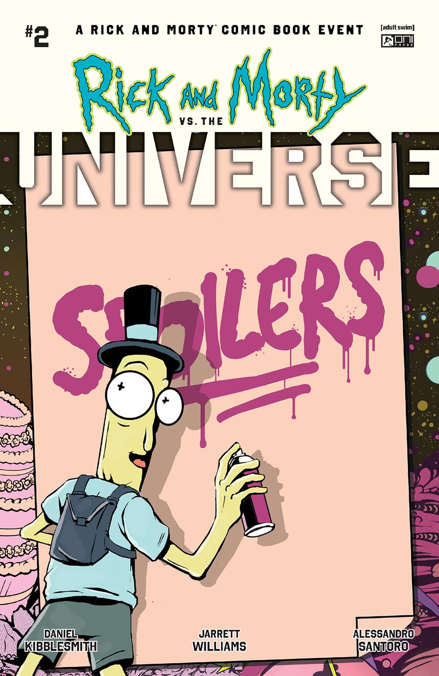 Rick And Morty vs The Universe #2 Cover C Incentive Flops Interlocking Variant Cover