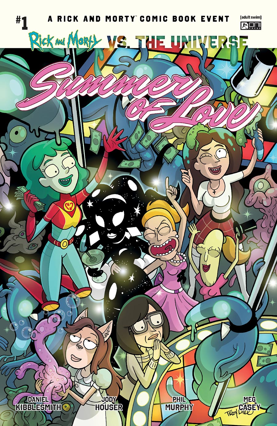 Rick And Morty vs The Universe Summer Of Love #1 (One Shot) Cover E Incentive Troy Little Prime Variant Cover