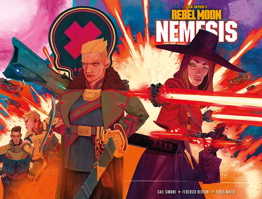 Zack Snyders Rebel Moon Nemesis #2 Cover B Variant Federico Bertoni Wraparound Cover