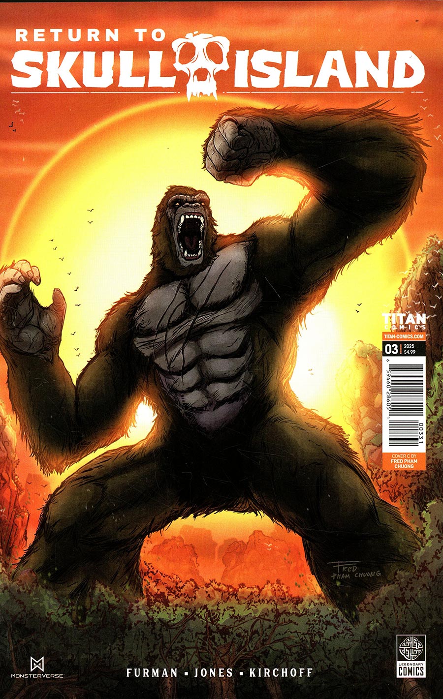 Return To Skull Island #3 Cover C Variant Frederic Pham Chuong Cover
